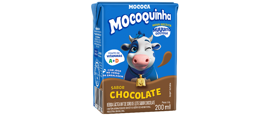 Imagem destaque: Mococa atualiza bebida láctea sabor chocolate com nova receita