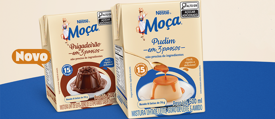 Imagem destaque: Nestlé amplia portfólio da marca Moça com linha de sobremesas