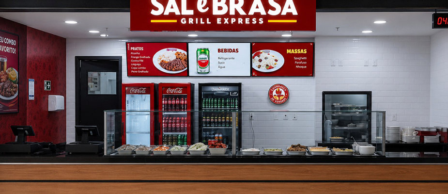 Imagem destaque: Sal e Brasa estreia unidade na rodoviária de Salvador (BA)