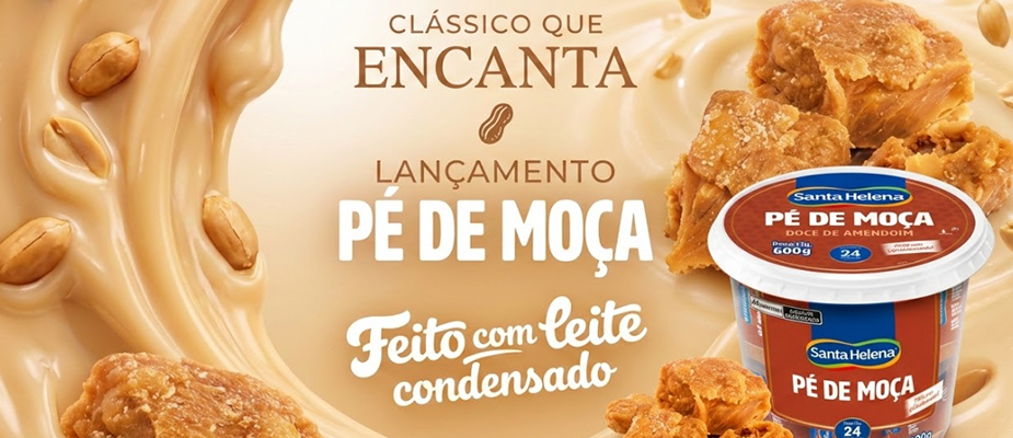 Imagem destaque: Santa Helena atualiza linha de doces tradicionais com Pé de Moça