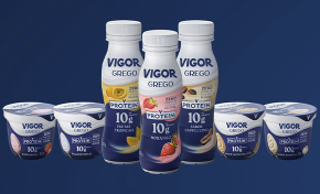 Imagem: Vigor lança linha de iogurtes Grego Protein