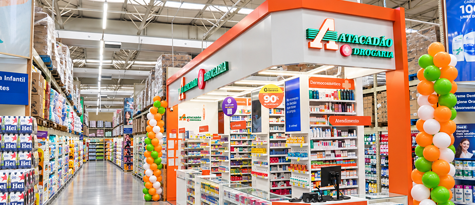 Imagem destaque: Grupo Carrefour inicia projeto de drogarias no Atacadão