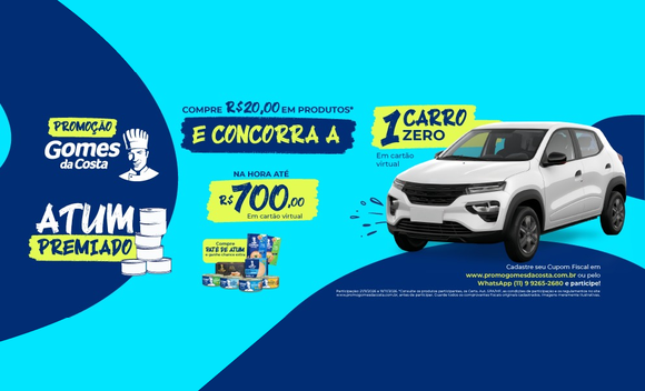 Imagem: Gomes da Costa oferece prêmios em promoção "Atum Premiado"