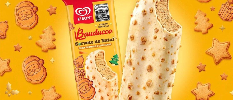 Imagem destaque: Kibon e Bauducco retomam parceria e lançam sorvete para o fim de ano