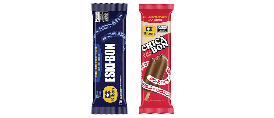 Imagem destaque: Chicabon e Eski-bon ganham embalagens retrô em edição limitada