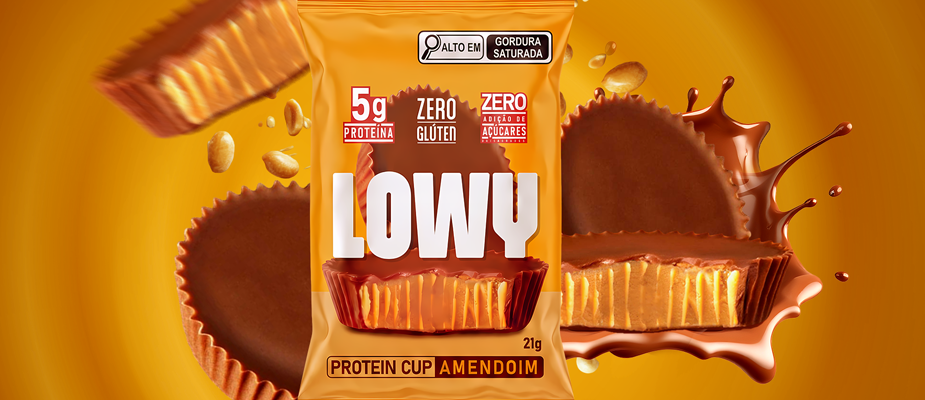 Imagem destaque: LOWY lança Cup de Amendoim em embalagem individual