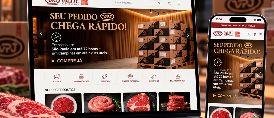 Imagem destaque: VPJ Alimentos lança plataforma B2B para o food service