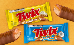 Imagem: Mars expande portfólio de Twix com sabores Banoffee e Cocada