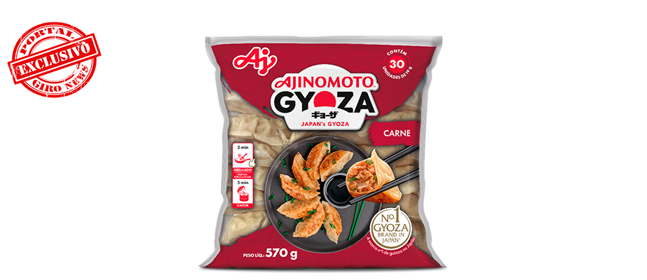Imagem destaque: Ajinomoto expande linha de Gyoza com novo sabor de carne bovina