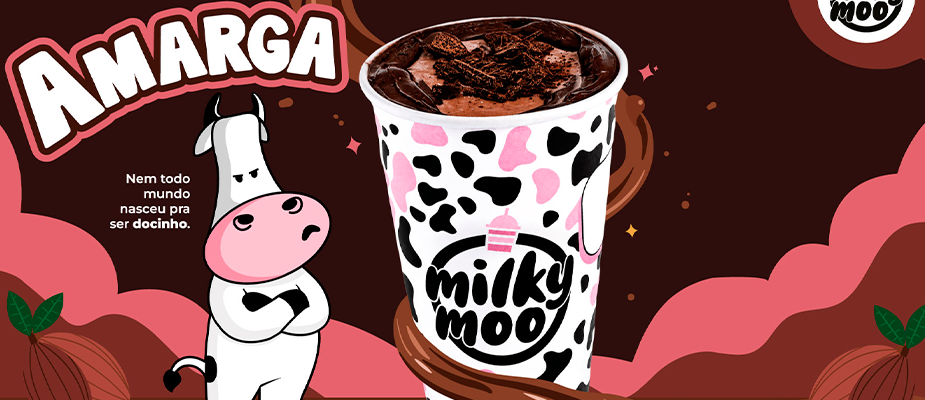 Imagem destaque: Milky Moo transforma críticas nas redes sociais em novo milkshake