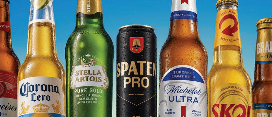Imagem destaque: Ambev amplia vendas de cervejas premium, mas registra queda no lucro