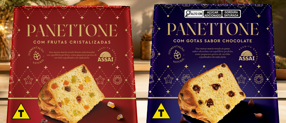 Imagem destaque: Assaí lança primeiros panetones de marca própria para o Natal