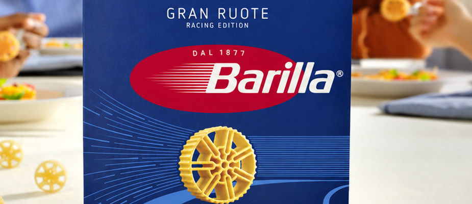 Imagem destaque: Barilla apresenta massa Gran Ruote, inspirada na Fórmula 1