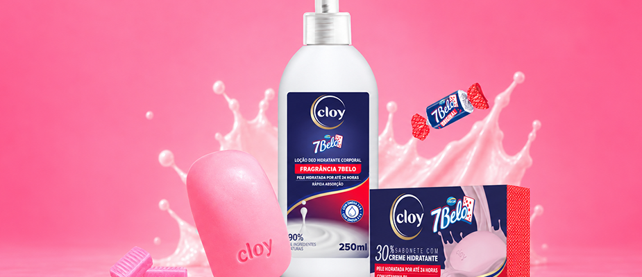 Imagem destaque: 7Belo chega na categoria de cuidados corporais em parceria com a Cloy