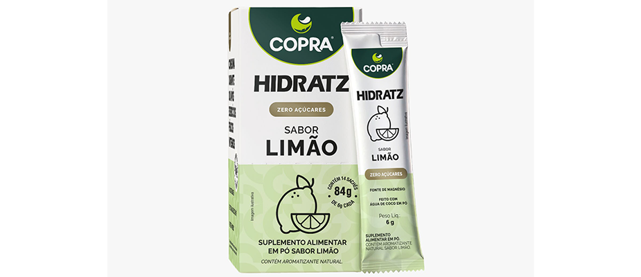 Imagem destaque: Copra atualiza embalagem de repositor eletrolítico Hidratz