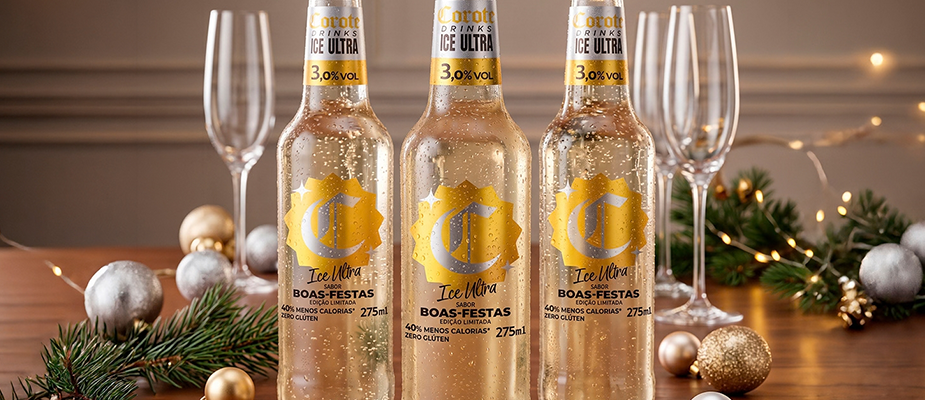Imagem destaque: Corote Drinks ICE Ultra lança edição limitada Boas Festas