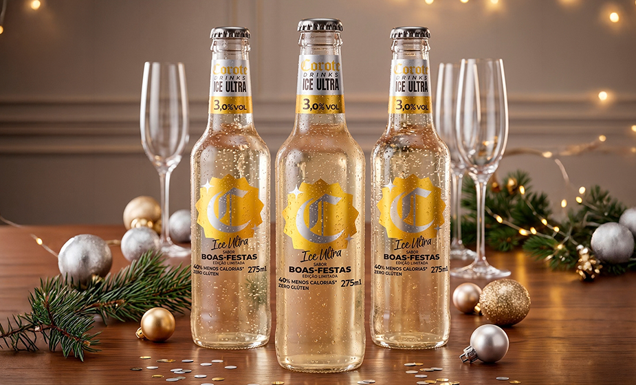 Imagem: Corote Drinks ICE Ultra lança edição limitada Boas Festas