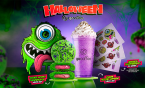 Imagem: Go Coffee revive anos 90 e relança frappé de uva e cookie no Halloween