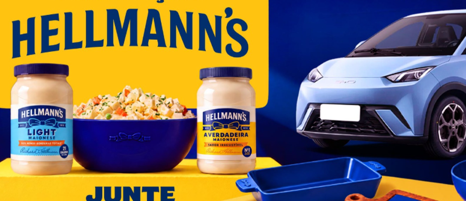 Imagem destaque: Hellmann’s lança promoção com R$ 500 mil em prêmios e sorteios de carros