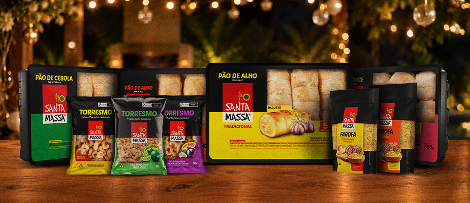 Imagem destaque: Santa Massa amplia as possibilidades de sabor nas festas de fim de ano