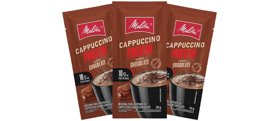 Imagem destaque: Com 50% de proteína, Melitta lança primeiro cappuccino em pó do mercado