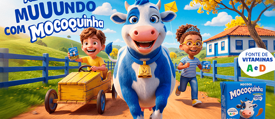 Imagem destaque: Mococa cria campanha para nova fase de Mocoquinha