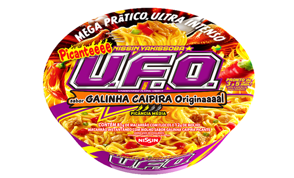 Imagem: Nissin amplia linha Yakissoba U.F.O. com novos sabores picantes