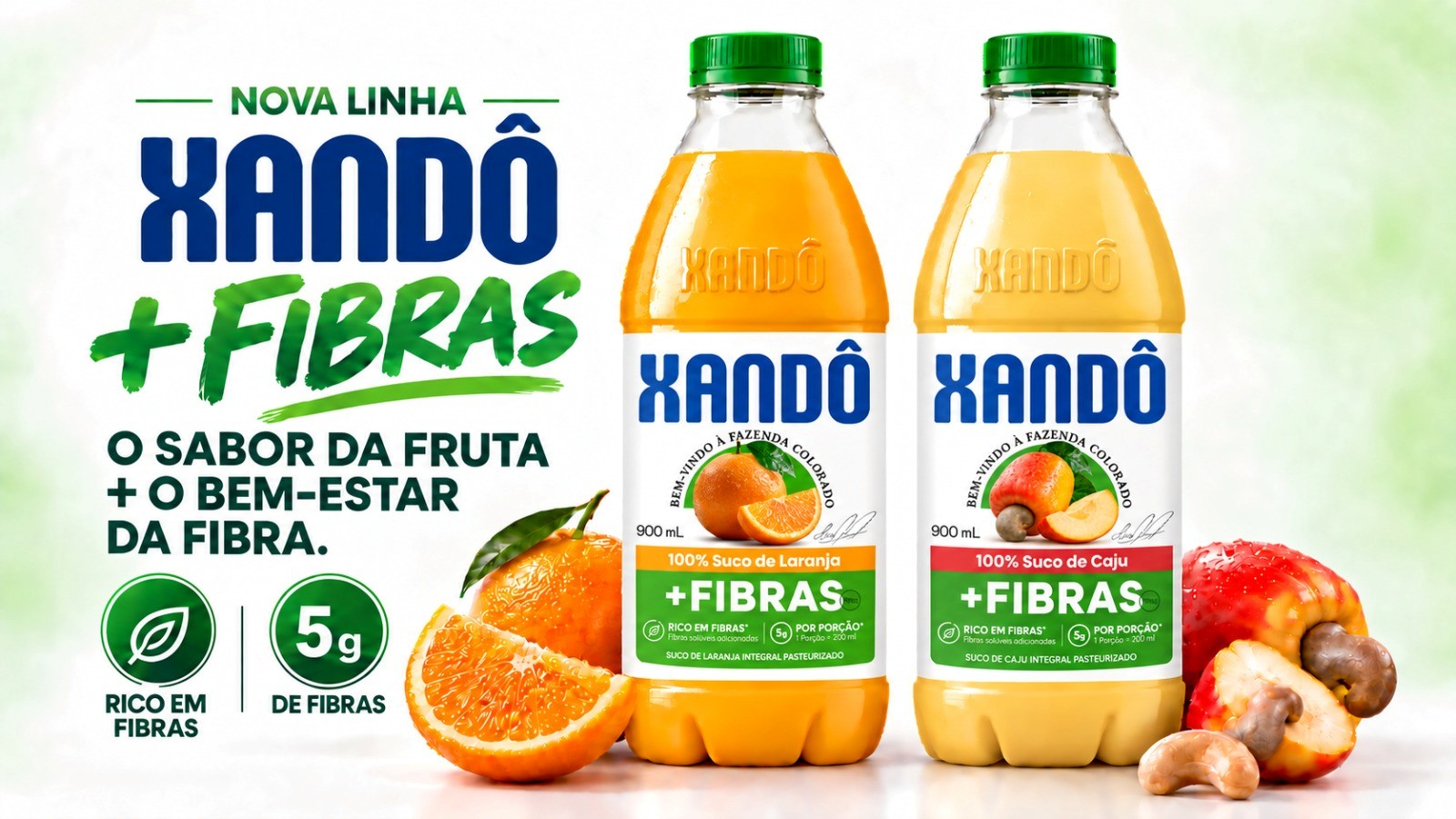 Imagem: Xandô entra no mercado de sucos funcionais