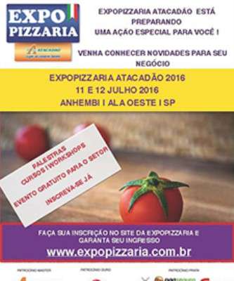 Imagem: Vai Começar a 6ª Expo Pizzaria Atacadão