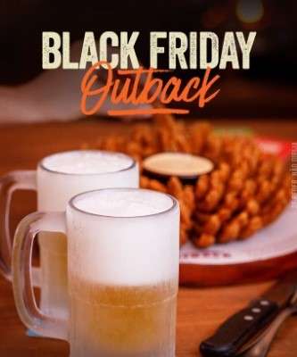 Imagem: Black Friday do Outback Terá Chopes de Graça