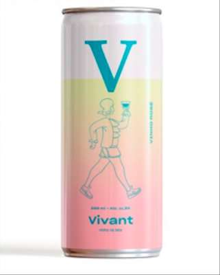 Imagem: Evino Comercializa Vivant Rosé em 269ml