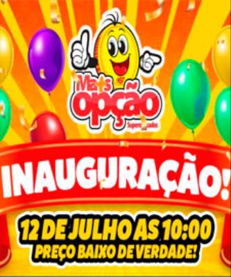 Imagem: Mais Opção Chega à Ribeirão das Neves (MG)