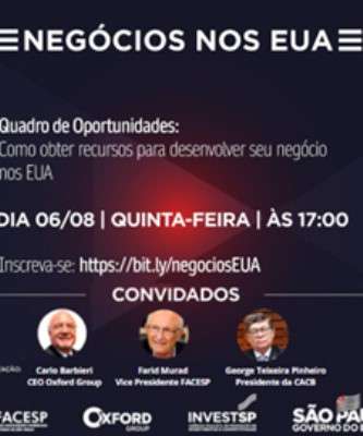 Imagem: Evento Será Realizado Quinta-Feira (6)