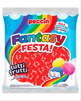 Imagem: Peccin Lança Balas Coloridas Fantasy Festa