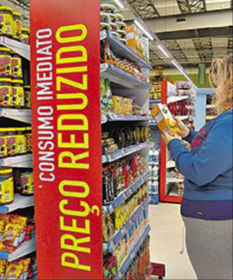Imagem: Preços de Produtos em Supermercados Recuam