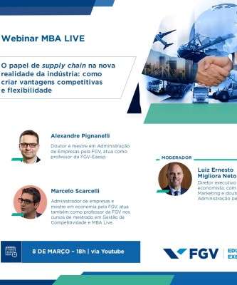 Imagem: FGV Realiza Três Webinars na Próxima Semana