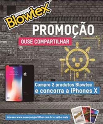 Imagem: Blowtex Sorteia iPhones X em Promoção