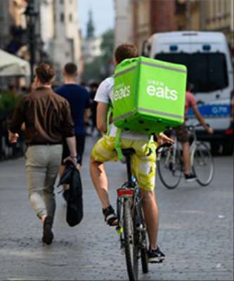 Imagem: Gazit Brasil em Parceria com Uber Eats em SP