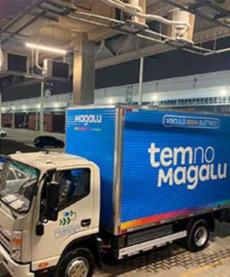 Imagem: Magalu Passa a Operar com Caminhões Elétricos