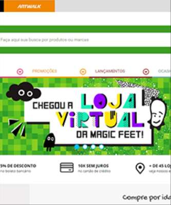 Imagem: Magic Feet Lança Plataforma de Vendas Online