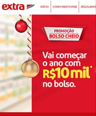 Imagem: Extra Irá Sortear R$ 10 Mil em Campanha de Natal