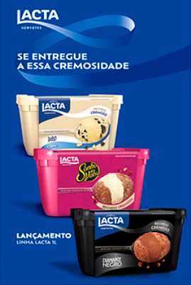 Imagem: Froneri Lança Nova Linha Lacta 1L Com Três Sabores de Sorvetes Premium