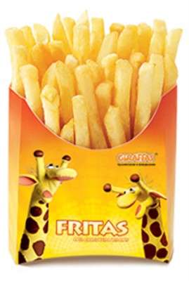 Imagem: Giraffas Distribui Fritas em Uma Loja de São Paulo