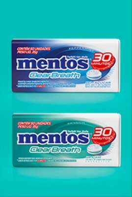 Imagem: Mentos Apresenta Clear Breath, Seu Novo Lançamento