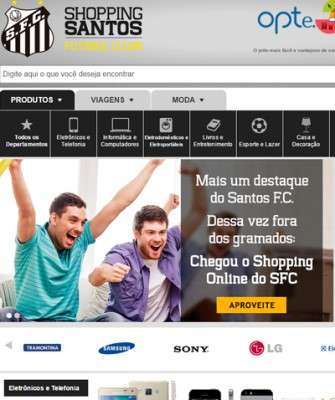 Imagem: Santos e CSU Anunciam Shopping Online