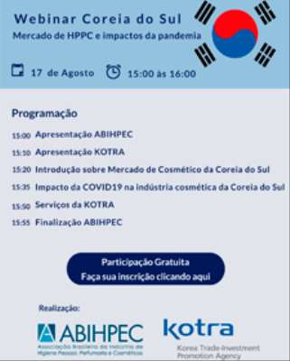Imagem: Abihpec Aborda Mercado em Evento Online