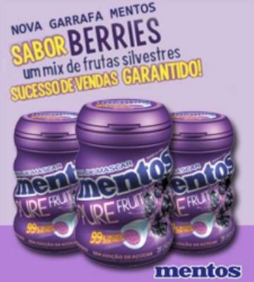 Imagem: Mentos Berries Chega ao Mercado