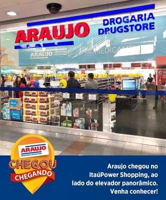 Imagem: ItaúPower Shopping (MG) Ganha Drogaria Araujo