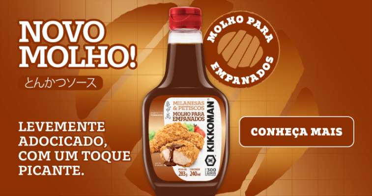Imagem: Kikkoman lança novo Molho para Empanados tipo Tonkatsu