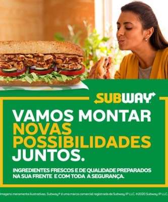 Imagem: Subway Reforça Medidas de Proteção em Campanha